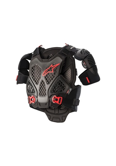 Alpinestars A-6 Üst Gövde Koruma Siyah Kırmızı