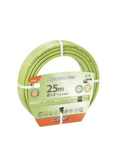 Claber 9004 Aquaviva Plus 1/2'' 25 Mt Bahçe Hortumu