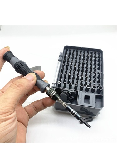 Singree 115 Parçalı Profesyonel Tornavida Seti - Telefon Ve Elektronik Cihaz Tamiri İçin Çok Fonksiyonlu