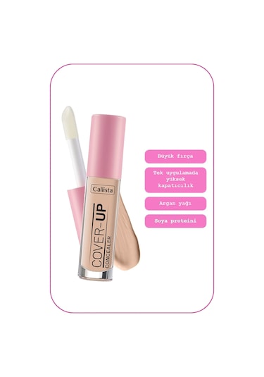 Callista Cover Up Concealer Yoğun Kapatıcı Göz Altı Kapatıcısı - 40 Porcelain