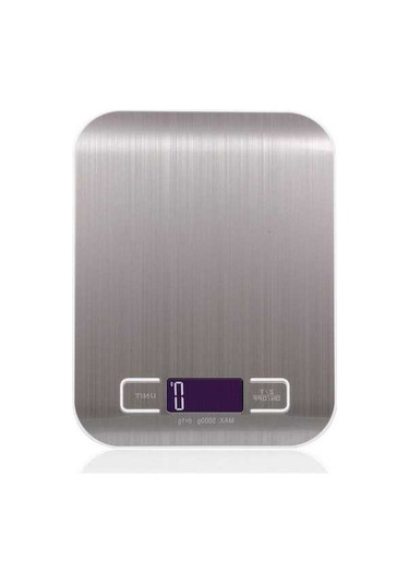 Novahub 2022 Gümüş Şarjlı Mutfak Terazisi, 5kg/1g Hassas, Pil Veya Şarjlı, Çok Renkli Model Çok Renkli