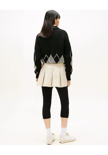 Tommy Hilfiger Tjw Mini Pileli Kadın Bej Etek Dw0dw22065aby Bej