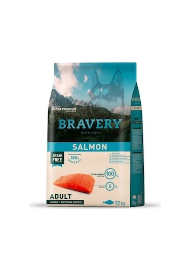 Bravery Somonlu Küçük Irk Yetişkin Köpek Maması 2 KG