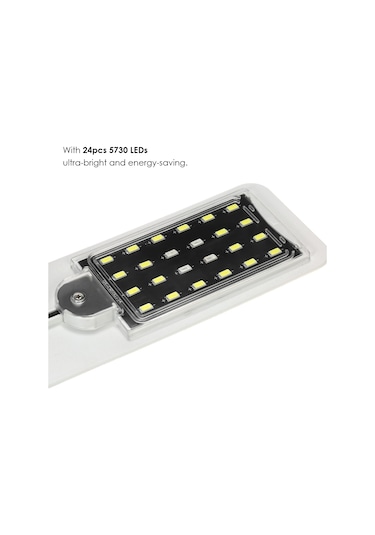 Xindoker İnce Ve Parlak Led Akvaryum Aydınlatma Lambası - Beyaz Ve Mavi Işık Seçenekli