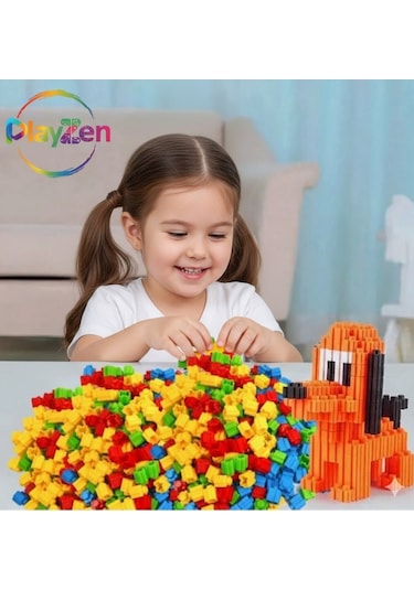 Master Tiktak Bloklar 120 Parça Çok Renkli Yapı Seti 3 Yaş+ Eğitici & Çıt Çıt
