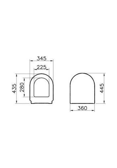 S50 Soft Klozet Kapağı - Beyaz