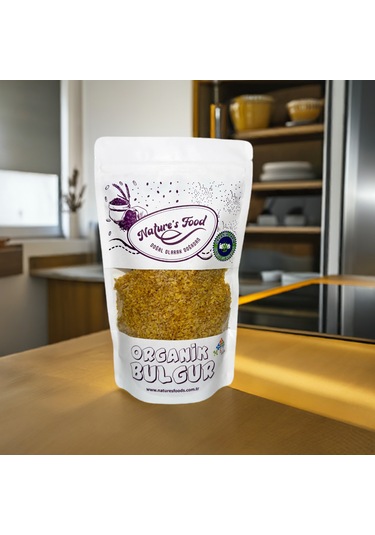 Organik Sertifikalı Bulgur 500gr Pestisit Analizli Organik Sertifikalı