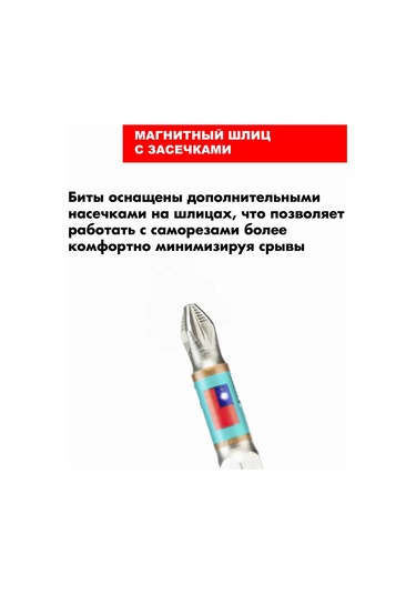 Whirlpower Şarjlı Vidalama Makinesi İçin Manyetik Uçlar Pz2 50 Mm 10 Adet 333422404