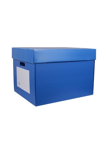 Temel Arşiv Kolisi 5'li Klasör Kapasiteli Mavi 10 Adet