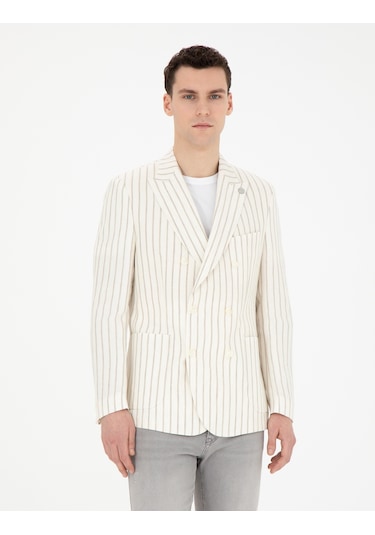 Pierre Cardin Erkek Ekru Ceket 50284938-vr019 Ekru