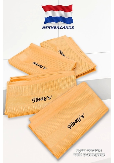İlbay's Mikrofiber Temizlik Bezi Turuncu 4'lü