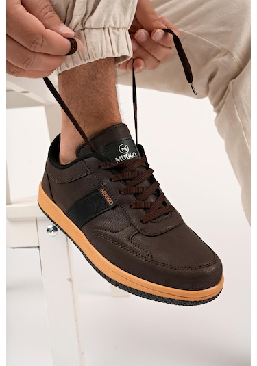 Muggo Jim Garantili Erkek Günlük Casual Bağcıklı Sneaker Spor Ayakkabı 001