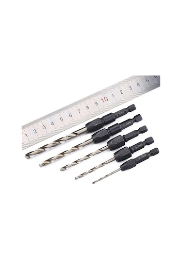 Yihemaoyi 5 Parça Hızlı Değişim Hex Shank Matkap Uçları Seti