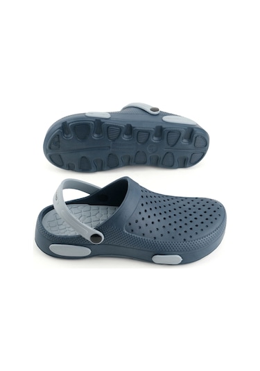 Gezer Yazlık Islak Zemin Sabo Erkek Terlik Lacivert-gri Lacivert - Gri