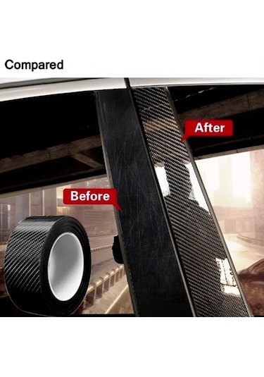 10cm-10 M-1/3/5/7/10 M Karbon Fiber Koruyucu Şerit Etiket matik Tampon Kapı Eşiği Koruma Anti-adım  Dekorasyon Bant