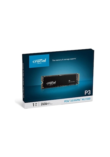 Crucial P3 CT1000P3SSD8 1 TB 3500-3000 MB/S PCIe M.2 NVMe SSD