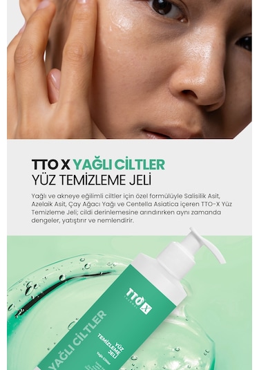 Tto-x Yüz Temizleme Jeli Yağlı Ciltler 200 Ml