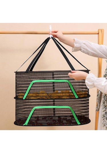 Suntek Açık Asılı Kurutma Ağı Çay Sofra Çift-katman