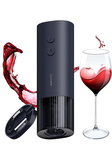 Hoto Elektrikli Şarap Açacağı Qwkpq001 Siyah