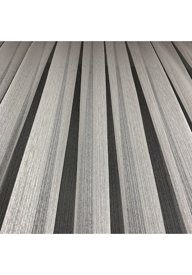 Perdefony Ince Çizgili Modern Düz Tül Perde 3 Farklı Renk Secenek