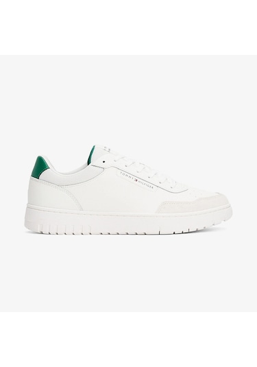 Tommy Hilfiger Low Top Mixture Erkek Beyaz Sneaker Fm0fm05467 Beyaz