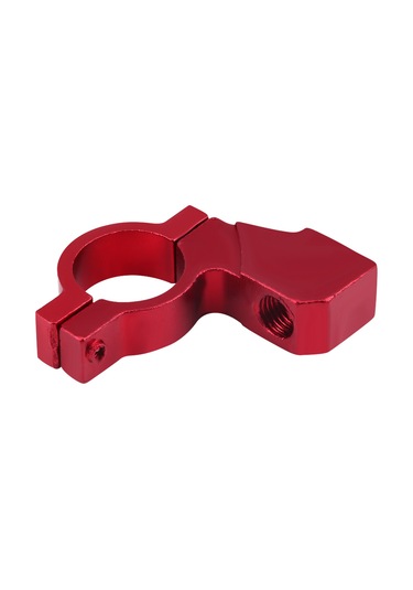 Konesam Kırmızı Motosiklet Görünüm Aynası Tutucu, Alüminyum Alaşımlı, Cnc Kesimli, 21-23mm Direksiyon Çubuğu İçin, Dayanıklı Ve Dekoratif Tek Adet