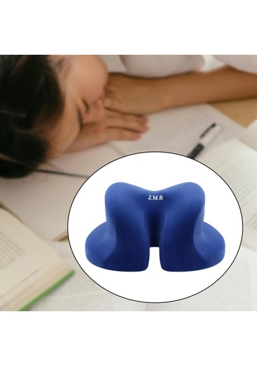 Suntek Yüz Beşiği Aşağı Yastık Çıkarılabilir Ev Masaj Mavi