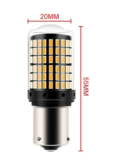 Femex  Platinum Py21W-1156 Bau15S 150x Tek Duy Sinyal Led Ampul