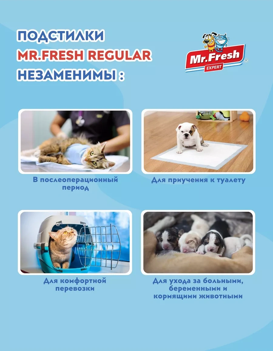 Mr.fresh Mr.fresh 60x60 Cm 24 Adet Köpek Ve Kedi Bezleri. 98487134