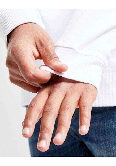 Shawn Mendes Gitar Baskılı Unisex Çocuk Kapüşonlu Beyaz Sweat Beyaz