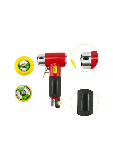 Suntek Mini Orbital Havalı Zımpara Araba Parlatıcı Metal