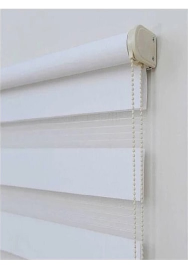 Networkavm Düz Stor Zebra Perde 220 X 201 Beyaz