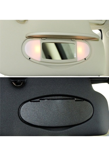 Geeksen Mini R50 R56 İçin Siyah Abs Güneşlik Aynası Kapağı - Pratik Ve Şık Siyah