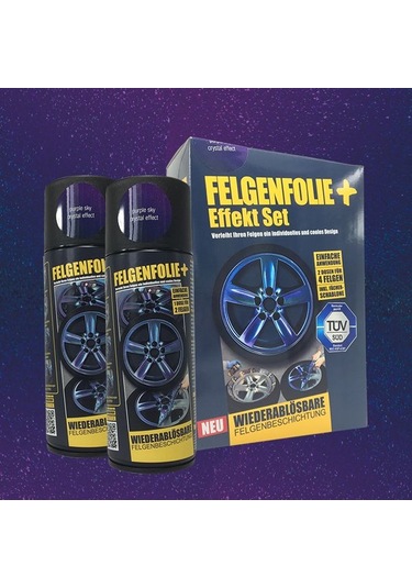 Jant Folyo - Efekt Set - Purple Sky Crystal Effect