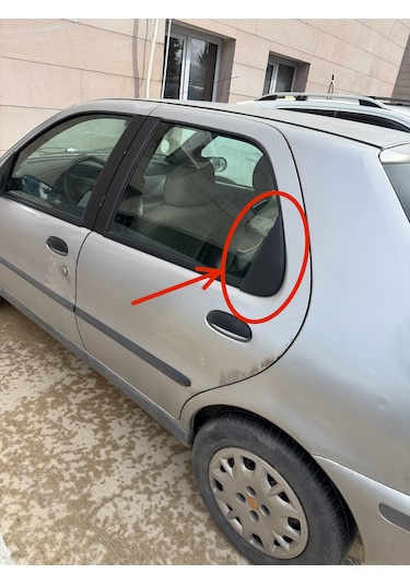 Fiat Palio Arka Kapı Köşe Kapağı Sağ Veya Sol Kapı Çıta Üçgen Trim Parçası Oem 715284sx