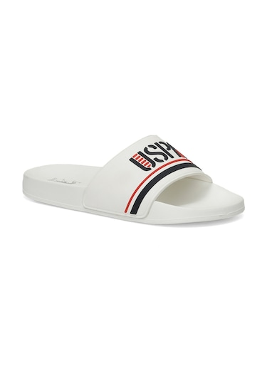 U.s. Polo Assn. Band 5fx Erkek Terlik Beyaz