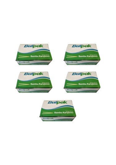 Burpak Tahta Ahşap Bambu Çay Kahve Karıştırıcı Çubuk Kaşık - 11 Cm. - 400 Adetlik 10 Paket