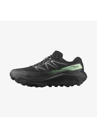 Salomon Ultra Flow 2 Gore-tex Black/black/patina Green Erk Patika Koşusu Ayakkabısı L47981400 Siyah