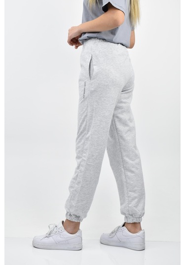 Cep Detaylı Jogger Eşofman Altı - Gri Gri