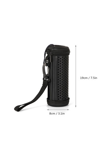 Yifomall Jbl Flip4 İçin Taşınabilir Sesi Geçiren Sabit Kılıf - Eva+pu Deri Müzik Kutusu, Elden Taşınabilir Koruyucu Çantası