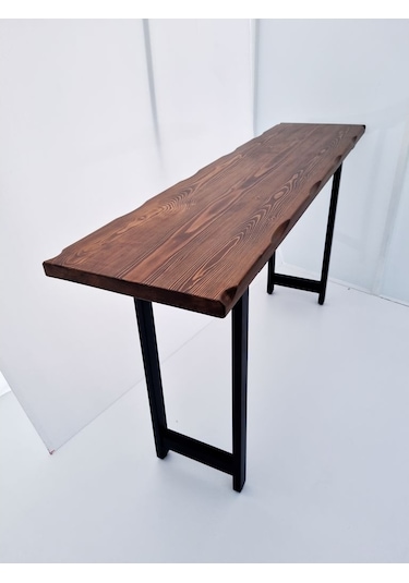 Bintaşmobilya Kütük Bar Masası 200X50.Cm