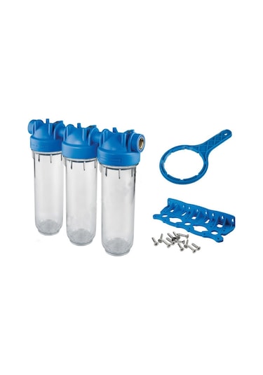 Atlas 10 İnç Dp10 Trio Üçlü Filtre Housingi