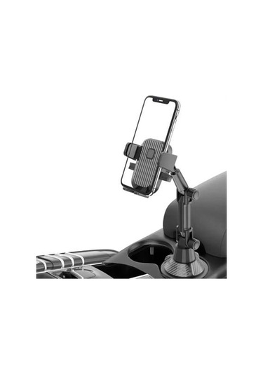 Telefon Tutucu Teleskopik Araç Bardak Yerine Giren 360 Derece Dönen Tutucu