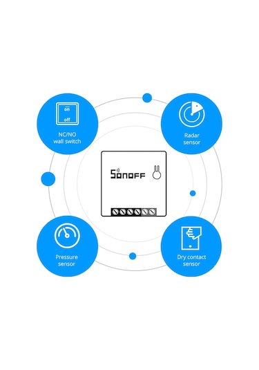 Sonoff Mınır2 Çift Kontrollü Wıfı Akıllı Anahtar Dıy Küçük Modifikasyon Parçaları