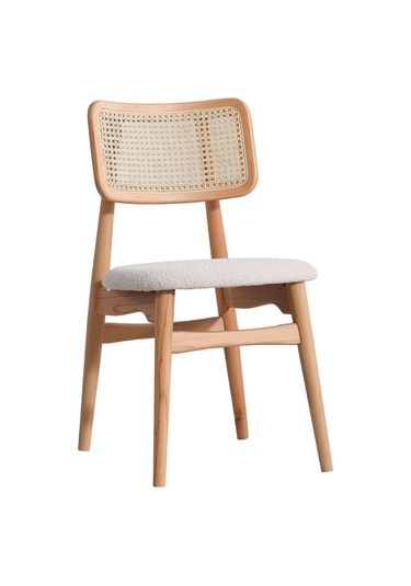 Tetra İskandinav Natural Ahşap Masa Sandalye Takımı 100x100 Natural