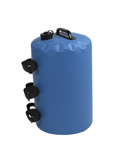 Rogfer Su Ve Kum Çok Fonksiyonlu Çadır Rüzgar Geçirmez Sabit Su Torbası, Boyut: 24x34cm Mavi , Boyut:24x34cm Gri Gri