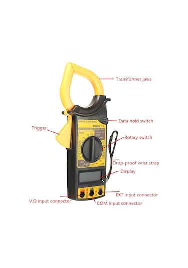 Pens Ampermetre Dt-266 Dijital Ekranlı Dt266 Pensampermetre