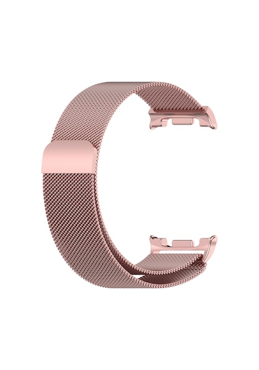 Samsung Uyumlu Galaxy Watch 8 Zore Krd-01 Metal Kordon - Pembe