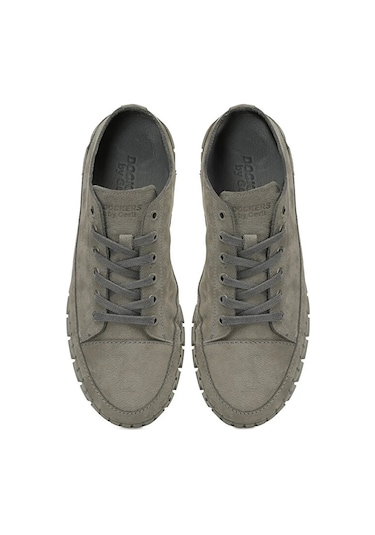 Dockers By Gerli Hakiki Deri 238644 5fx Termo Kaymaz Taban Günlük Erkek Ayakkabı Gri Gri