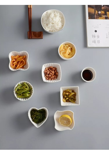 Hazdev Sosağı Seti, Seramik Beyaz, Servis İçin 6 Adet 247501406 Beyaz